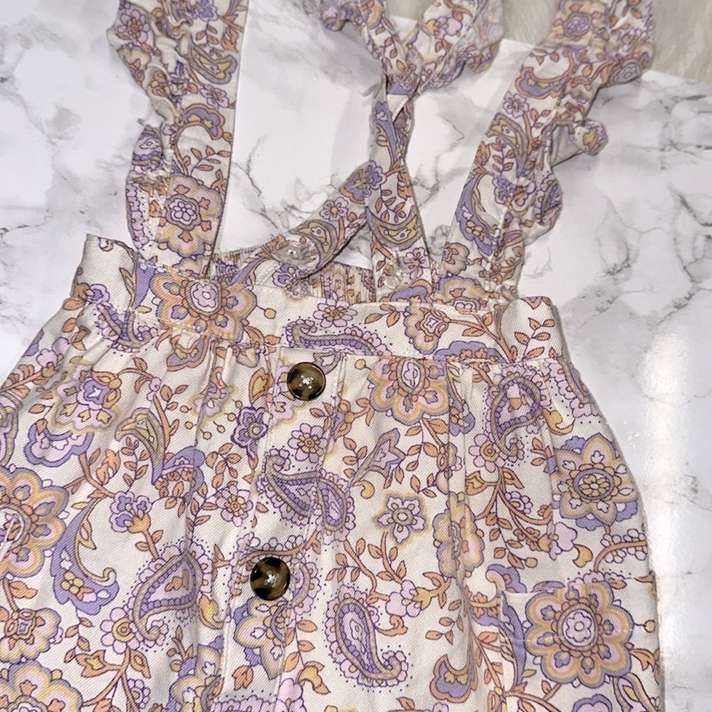 Wonder nation Floral Button-Down dress size 4T - Picture 3 of 7